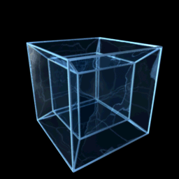 Hypercube — 4D space-time representation